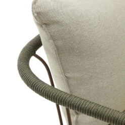 SALGUER Canapé De Jardin En Acier Et Corde L134cm 15 SALGUER Canapé De Jardin En Acier Et Corde L134cm -Meubles Soldes Magasin canape de jardin acier corde l134cm salguer kave home 6