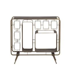 CAPO Casier à Bouteilles En Laiton 10 CAPO Casier à Bouteilles En Laiton -Meubles Soldes Magasin casier bouteilles laiton bepurehome capo 1