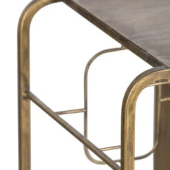 CAPO Casier à Bouteilles En Laiton 12 CAPO Casier à Bouteilles En Laiton -Meubles Soldes Magasin casier bouteilles laiton bepurehome capo 3