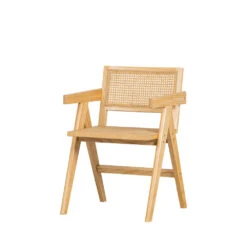GUNN Chaise En Bois Et Rotin -Meubles Soldes Magasin chaise bois rotin gunn woood 2