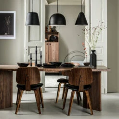 CLASSIC Chaise En Bois Et Simili