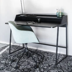 JUNZO Chaise De Bureau Pivotante à Roulettes