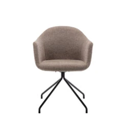 KOOIJ Chaise De Bureau En Tissu Et Métal -Meubles Soldes Magasin chaise bureau tissu metal drawer kooij 2