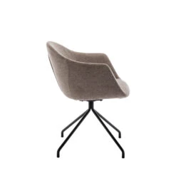 KOOIJ Chaise De Bureau En Tissu Et Métal -Meubles Soldes Magasin chaise bureau tissu metal drawer kooij 3