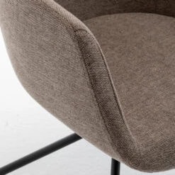 KOOIJ Chaise De Bureau En Tissu Et Métal -Meubles Soldes Magasin chaise bureau tissu metal drawer kooij 5