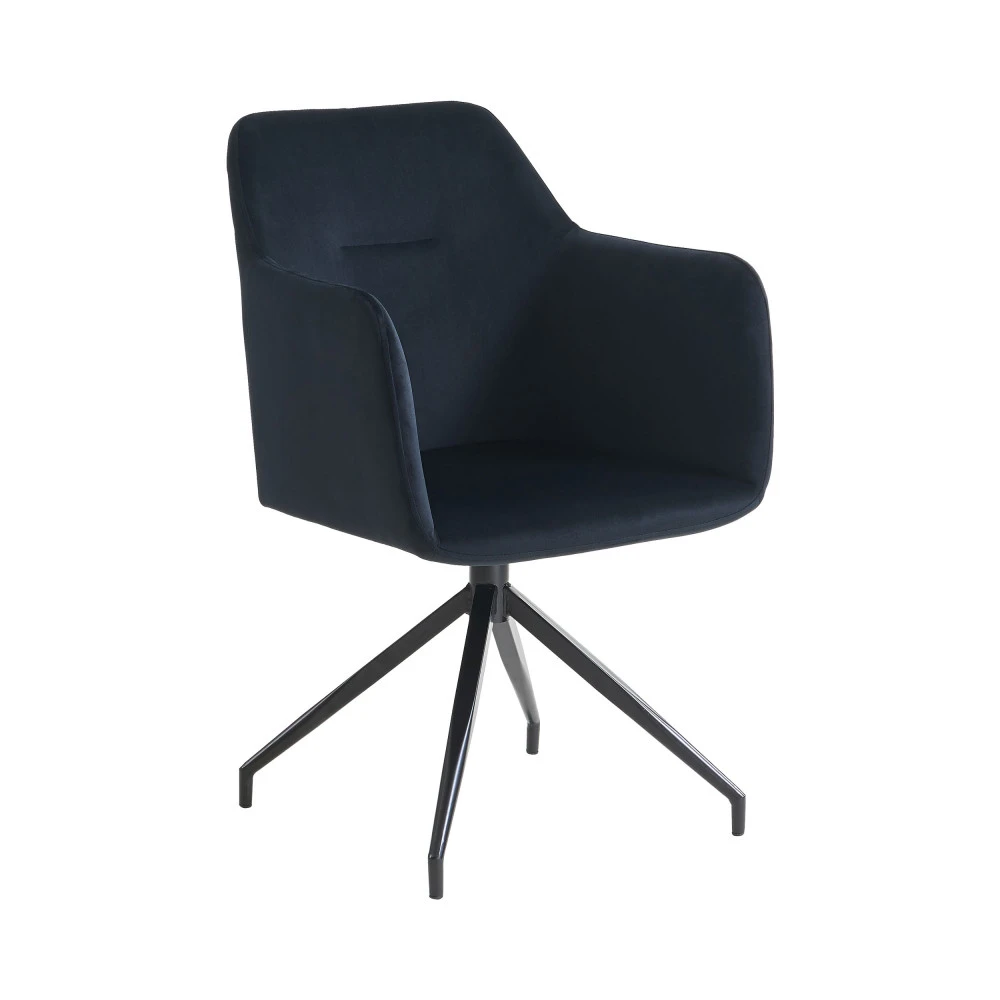 NATE Chaise De Bureau En Velours 5 NATE Chaise De Bureau En Velours – Image 3