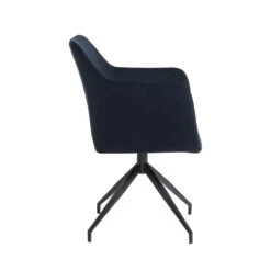 NATE Chaise De Bureau En Velours 14 NATE Chaise De Bureau En Velours -Meubles Soldes Magasin chaise bureau velours nate 3