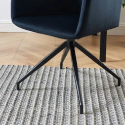 NATE Chaise De Bureau En Velours 17 NATE Chaise De Bureau En Velours -Meubles Soldes Magasin chaise bureau velours nate 6