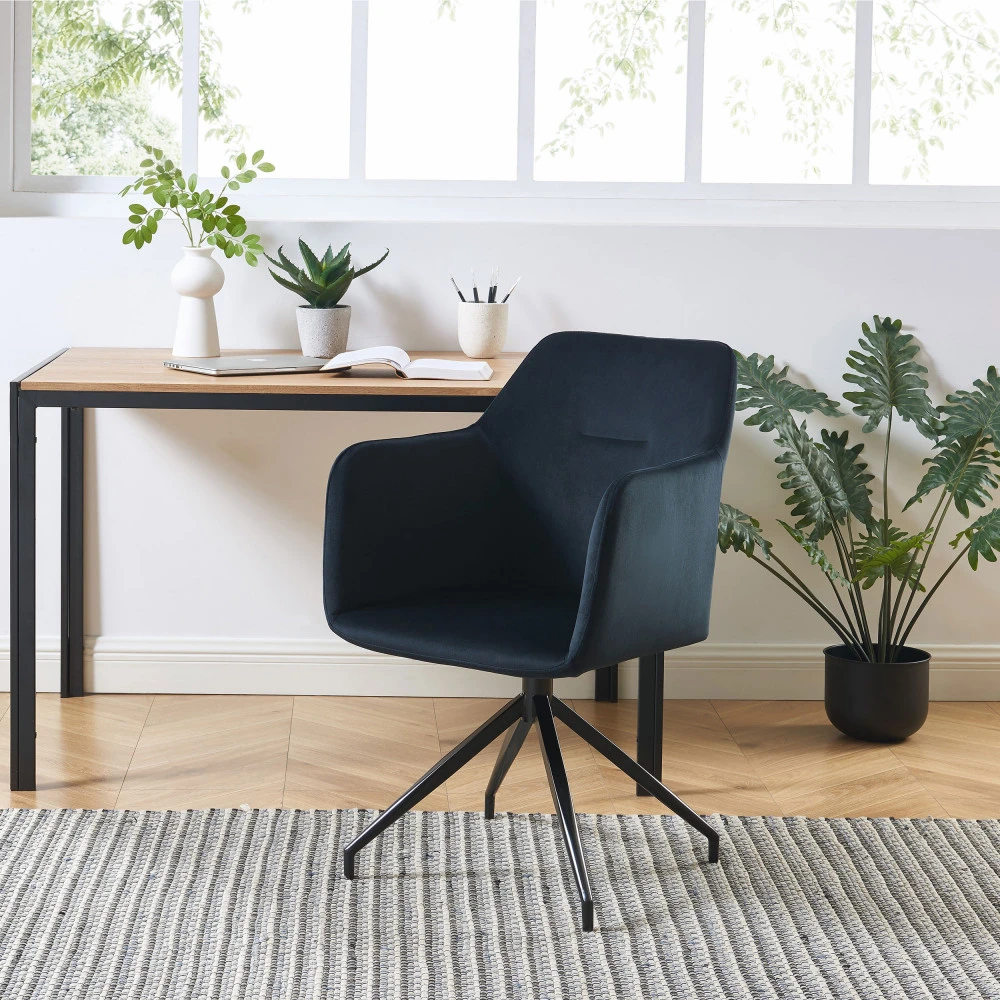 NATE Chaise De Bureau En Velours 3 NATE Chaise De Bureau En Velours