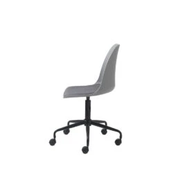 CURVI Chaise De Bureau En Plastique Et Métal -Meubles Soldes Magasin chaise de bureau plastique metal curvi 4
