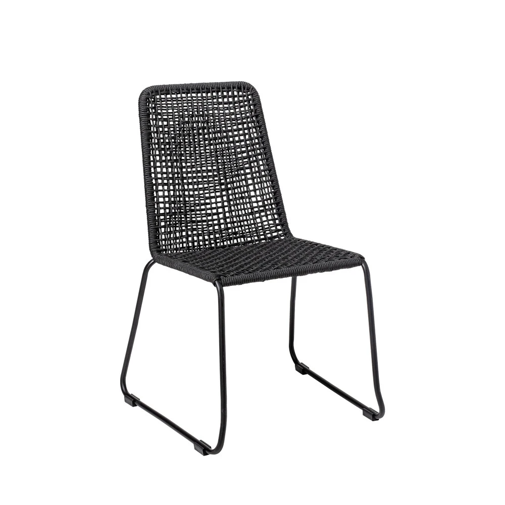 MUNDO Chaise De Jardin En Métal Et Résine 3 MUNDO Chaise De Jardin En Métal Et Résine