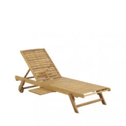ONS Chaise Longue En Bois D'acacia -Meubles Soldes Magasin chaise longue bois acacia ons 1