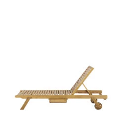 ONS Chaise Longue En Bois D'acacia -Meubles Soldes Magasin chaise longue bois acacia ons 3