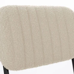 JAKE WORN Chaise Rétro Capitonnée En Bouclette 18 JAKE WORN Chaise Rétro Capitonnée En Bouclette -Meubles Soldes Magasin chaise retro capitonnee bouclette jake 6