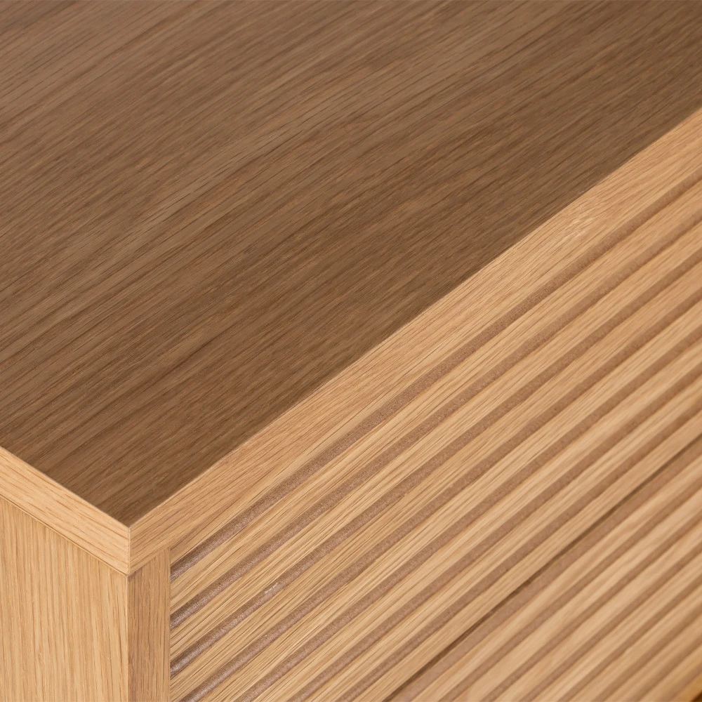 SVEG Commode 3 Tiroirs En Bois L80cm 8 SVEG Commode 3 Tiroirs En Bois L80cm – Image 6