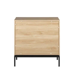 KROKOM Commode 3 Tiroirs En Bois Et Métal L80cm 16 KROKOM Commode 3 Tiroirs En Bois Et Métal L80cm -Meubles Soldes Magasin commode 3 tiroirs bois metal l80cm drawer krokom 4