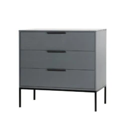 Αδάμ ADAM Commode 3 Tiroirs En Bois -Meubles Soldes Magasin commode 3 tiroirs bois woood adam 1