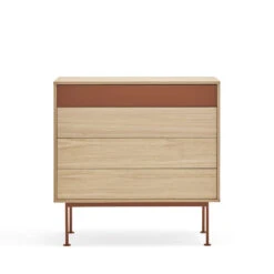 YOKO Commode 4 Tiroirs En Bois L90xH45cm 14 YOKO Commode 4 Tiroirs En Bois L90xH45cm -Meubles Soldes Magasin commode 4 tiroirs bois l90xh45cm teulat yoko 2