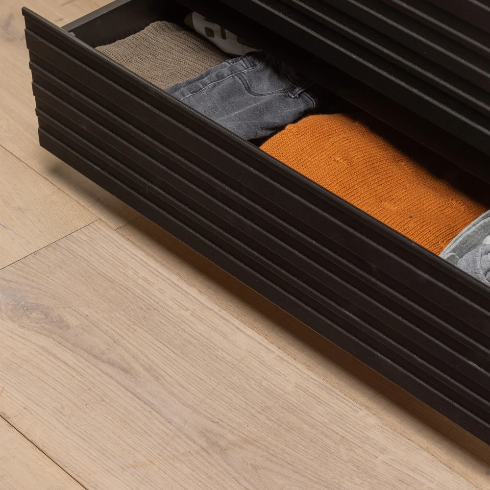 JENTE Commode 5 Tiroirs En Bois Massif De Pin 6 JENTE Commode 5 Tiroirs En Bois Massif De Pin – Image 4