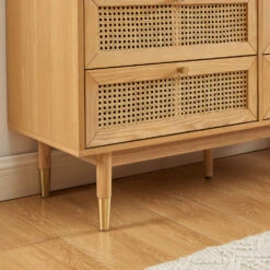 BOMBONG Commode 6 Tiroirs En Bois Et Cannage L120cm 16 BOMBONG Commode 6 Tiroirs En Bois Et Cannage L120cm -Meubles Soldes Magasin commode 6 tiroirs bois cannage l120cm bombong 5