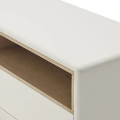 CORVO Commode 7 Tiroirs 1 Niche En Bois L120xH90cm -Meubles Soldes Magasin commode 7 tiroirs 1 niche bois l120xh90cm teulat corvo 5