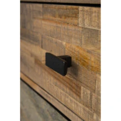 SAN Commode Design 8 Tiroirs En Teck Recyclé -Meubles Soldes Magasin commode design en teck recycle san zuiver 7