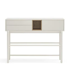 CORVO Console 1 Porte 2 Tiroirs En Bois L180cm -Meubles Soldes Magasin console 1 porte 2 tiroirs bois l180cm teulat corvo 2