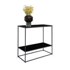 VITA Console 2 étagères En Bois Et Métal 14 VITA Console 2 étagères En Bois Et Métal -Meubles Soldes Magasin console 2 etageres bois metal house nordic vita 3