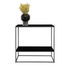 VITA Console 2 étagères En Bois Et Métal 15 VITA Console 2 étagères En Bois Et Métal -Meubles Soldes Magasin console 2 etageres bois metal house nordic vita 4