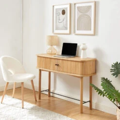 MATI Console 2 Portes En Bois L110cm 18 MATI Console 2 Portes En Bois L110cm -Meubles Soldes Magasin console 2 portes bois l110cm mati 7