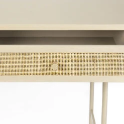 AMAYA Console 2 Tiroirs En Bois Et Métal -Meubles Soldes Magasin console 2 tiroirs bois metal amaya 4