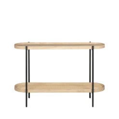 LAHOLM Console En Bois, Cannage Et Métal L120xh78cm -Meubles Soldes Magasin console bois cannage metal l120xh78cm drawer laholm 1