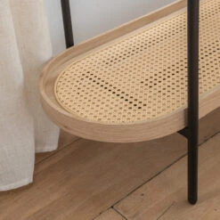 LAHOLM Console En Bois, Cannage Et Métal L120xh78cm -Meubles Soldes Magasin console bois cannage metal l120xh78cm drawer laholm 5