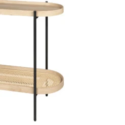 LAHOLM Console En Bois, Cannage Et Métal L120xh78cm -Meubles Soldes Magasin console bois cannage metal l120xh78cm drawer laholm 6