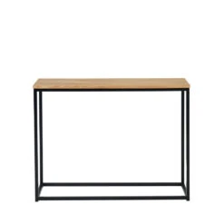 IVICA Console En Bois Et Métal -Meubles Soldes Magasin console bois metal ivica 1