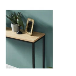 IVICA Console En Bois Et Métal -Meubles Soldes Magasin console bois metal ivica 3