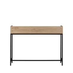 LAHOLM Console En Bois, Cannage Et Métal L120xh90cm -Meubles Soldes Magasin console bois metal l120xh90cm drawer laholm 4