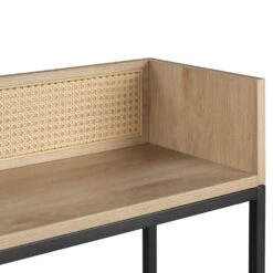LAHOLM Console En Bois, Cannage Et Métal L120xh90cm -Meubles Soldes Magasin console bois metal l120xh90cm drawer laholm 9