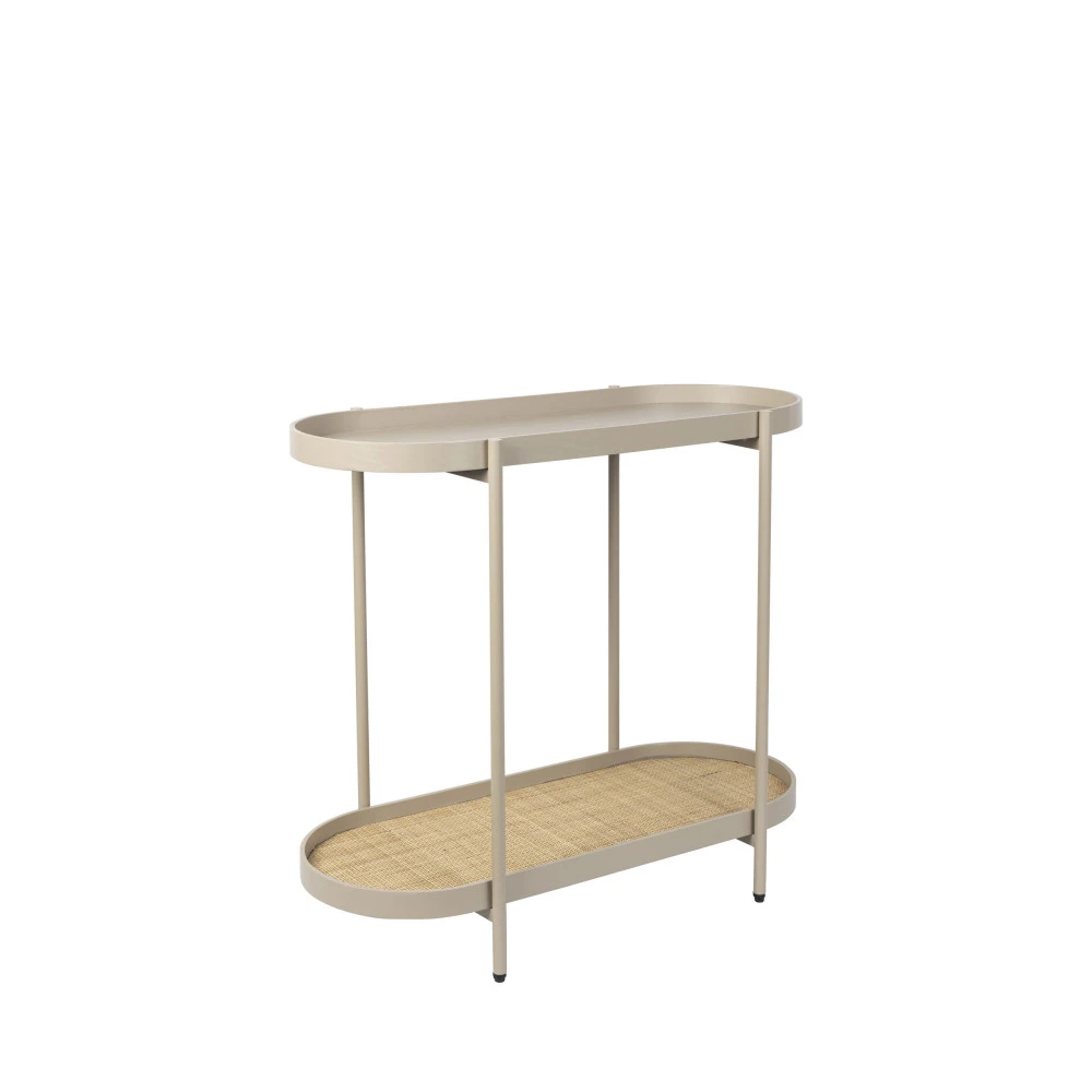 AMAYA Console Aux Bords Arrondies En Bois Et Métal 5 AMAYA Console Aux Bords Arrondies En Bois Et Métal – Image 3