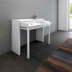 MEL Console Bureau Extensible 12 MEL Console Bureau Extensible -Meubles Soldes Magasin console bureau extensible 16 mel 4