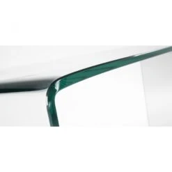 BURANO Console En Verre Cintré -Meubles Soldes Magasin console en verre cintre transparent burano 3