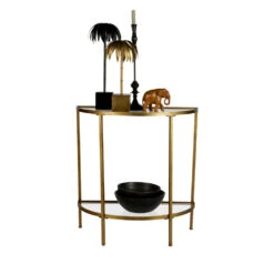 GODDESS Console En Métal Et Verre 9 GODDESS Console En Métal Et Verre -Meubles Soldes Magasin console metal verre bepurehome goddess 2