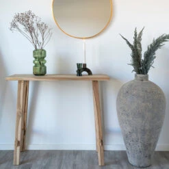 GIRONA Console En Teck L90cm