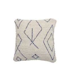 FATOU Coussin En Coton à Motifs Géométriques 45x45cm -Meubles Soldes Magasin coussin coton motifs geometriques 45x45cm bloomingville fatou 1