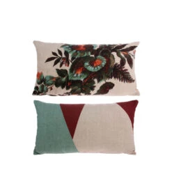 KYOTO Coussin Imprimé 2 Faces 35x60 Cm -Meubles Soldes Magasin coussin imprime 35x60cm kyoto 1