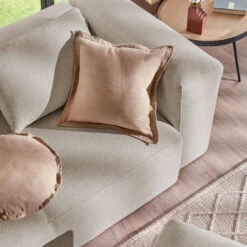 BLOK Coussin En Tissu 40x60cm -Meubles Soldes Magasin coussin tissu 40x60cm kave home blok 2