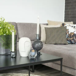 SERPA Coussin En Tissu à Rayures 43x43cm -Meubles Soldes Magasin coussin tissu rayures 43x43cm house nordic serpa 3