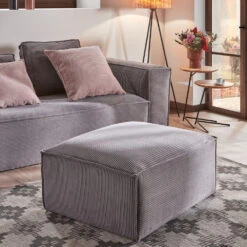 BLOK Coussin En Velours 50x60cm 13 BLOK Coussin En Velours 50x60cm -Meubles Soldes Magasin coussin velours 50x60cm kave home blok 2