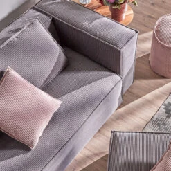 BLOK Coussin En Velours 50x60cm 14 BLOK Coussin En Velours 50x60cm -Meubles Soldes Magasin coussin velours 50x60cm kave home blok 3