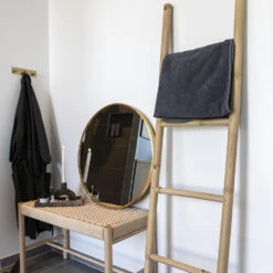 TEAK LADDER Echelle Décorative En Bois H150cm -Meubles Soldes Magasin echelle decorative bois h150cm house nordic teak ladder 7